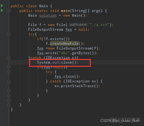 《Java 核心技术 卷1》 笔记 第11章 异常、日志、断言和调试（3）Finally子句+跟踪栈_输出流_04