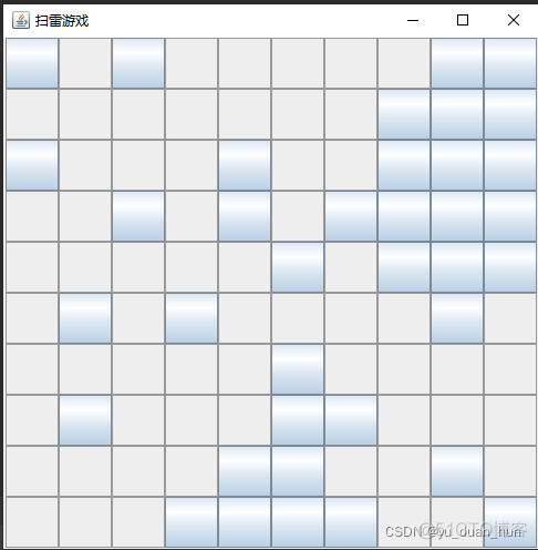 《Java 核心技术 卷1》 笔记 第九章扩展 总结扫雷小项目（2） 扫雷图像+无雷区域扩展+数字提示_开发语言_03