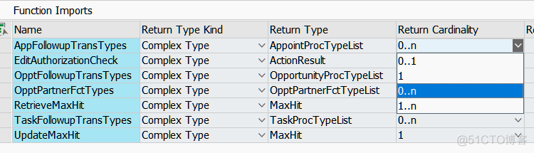 SAP SEGW 事物码里的 Function Import_自定义_03