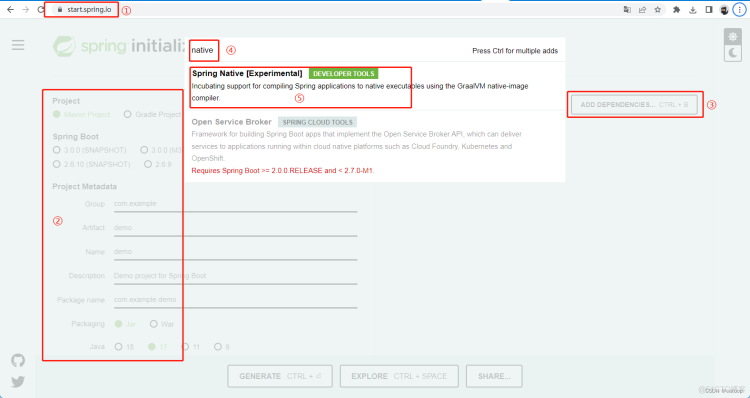 SpringNative GraalVM 打包 SpringBoot 为本地应用 exe 程序_graalvm_09