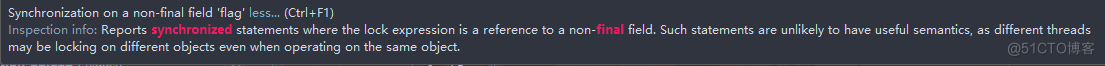 深入思考系列——Synchronization on a non-final field_idea