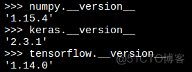 ubuntu 中tensorflow  numpy  scipy  keras库的版本冲突问题_解决方案_03