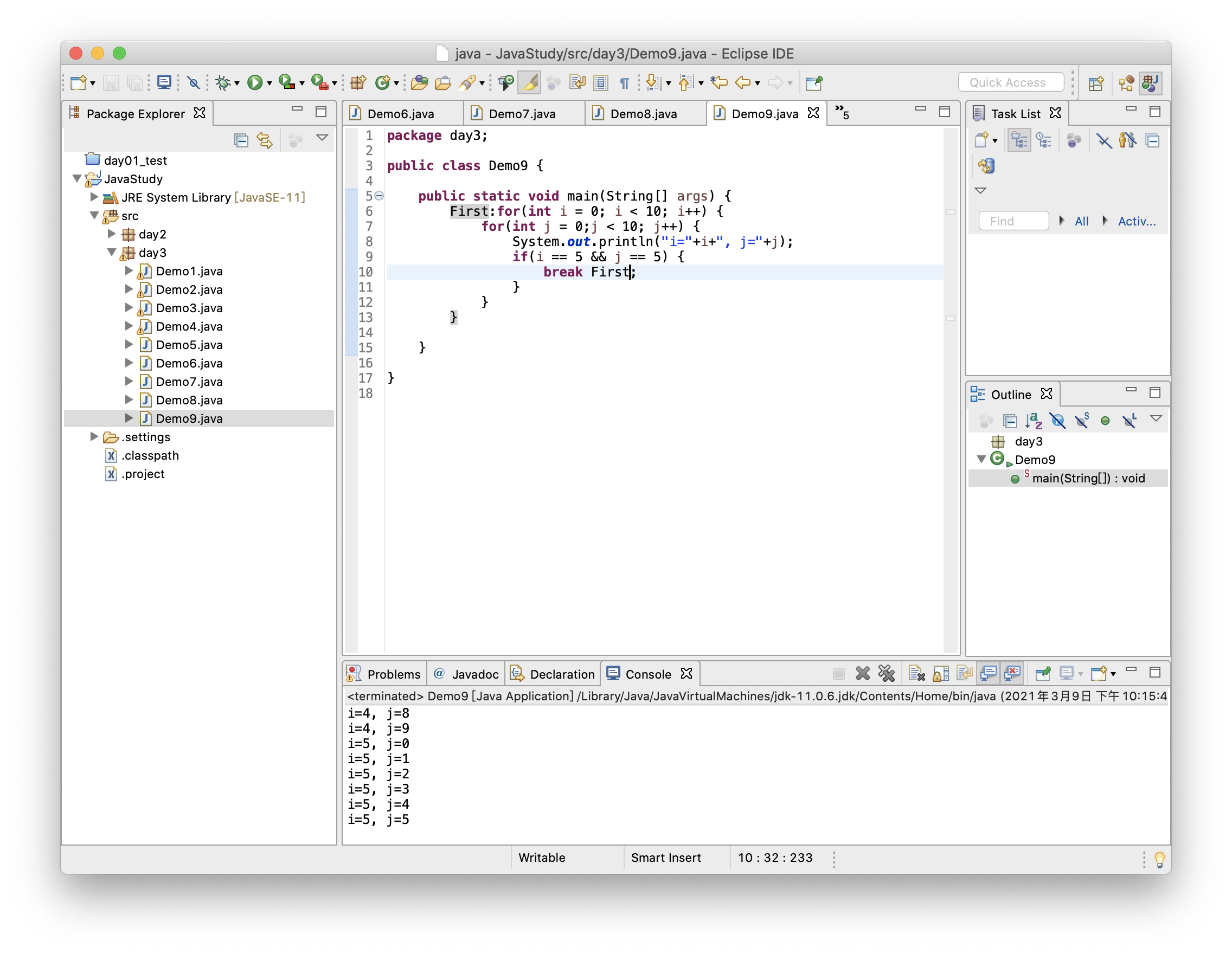 Java从入门到实战总结-1.3、Java流程控制_整除_10