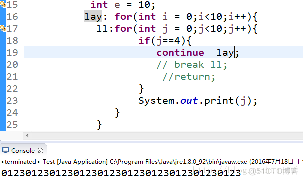 java中特殊的流程控制语句（break,continue,return）_break_02