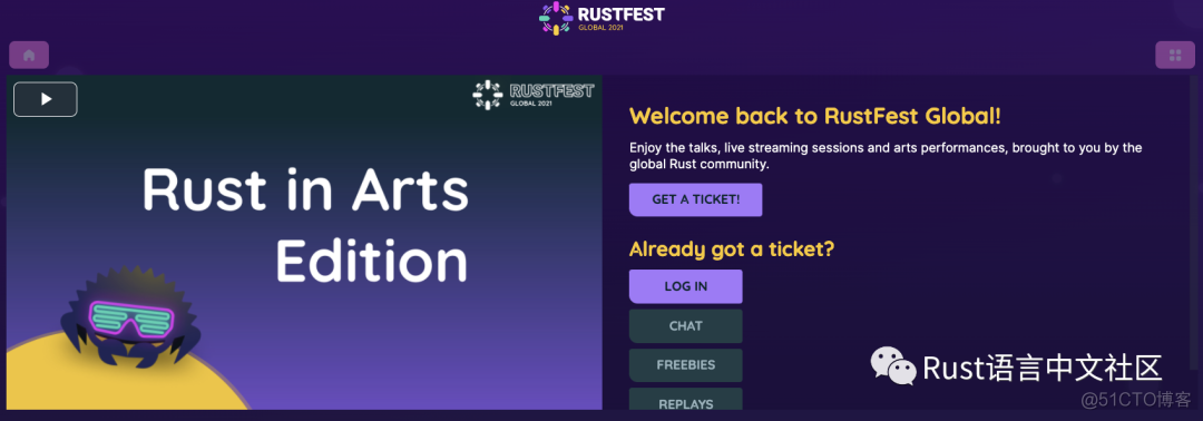 【Rust 日报】2021-11-21 The RustFest Global - Rust in Arts_github