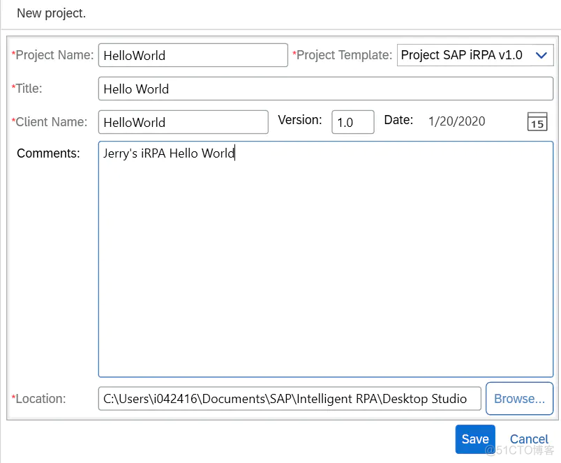 谈谈 SAP iRPA Studio 创建的本地项目的云端部署问题_自动化工具_11