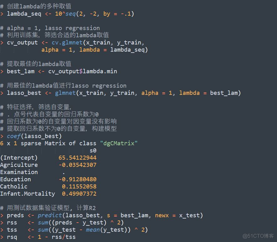 用R进行Lasso regression回归分析_数据库_04