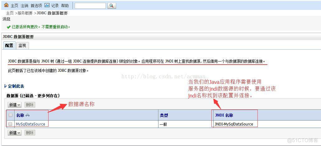 【WebLogic使用】3.WebLogic配置jndi数据源_weblogic_09