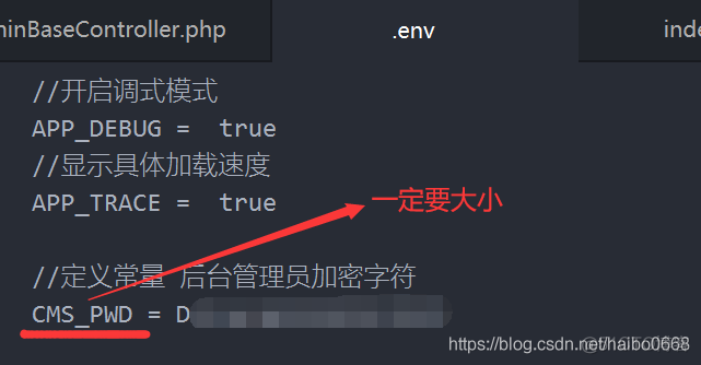 tp6 设置常量 env_Env