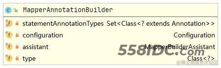 MapperAnnotationBuilder类图
