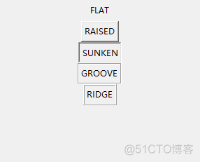tkinter中按钮的浮雕样式_python