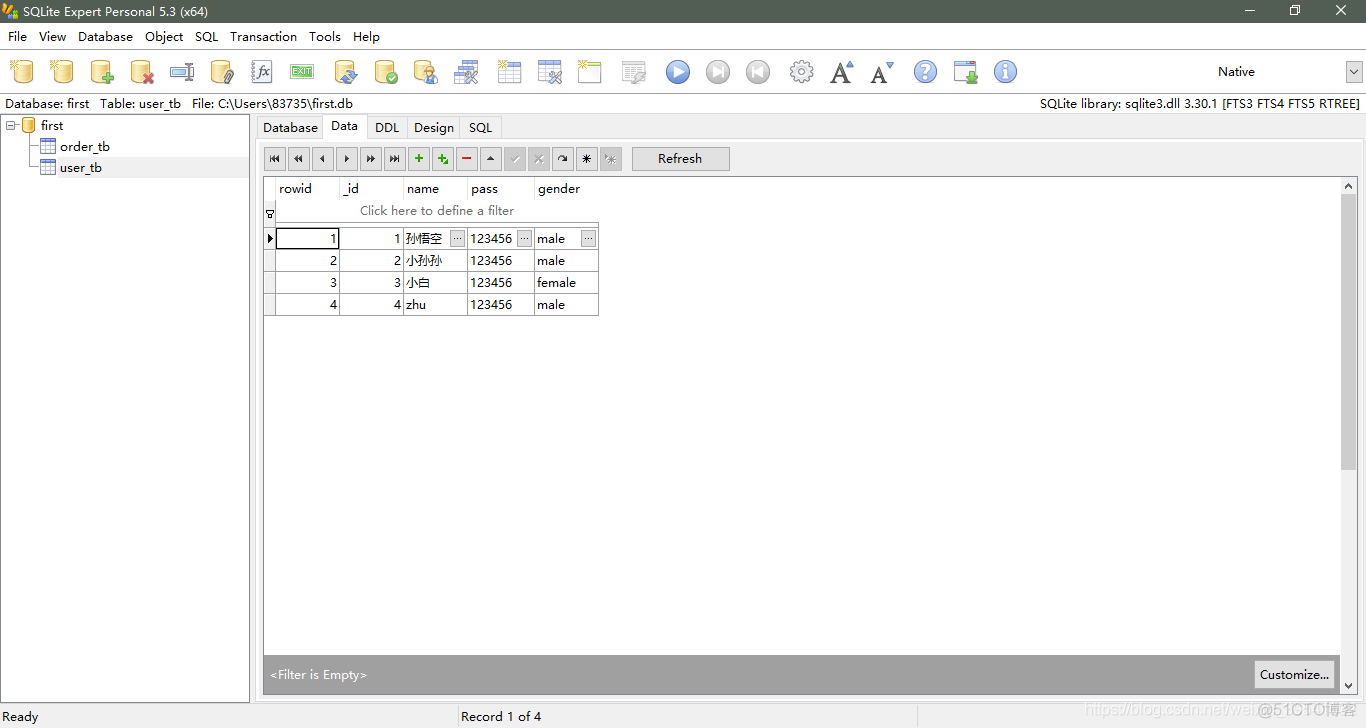 Python数据库编程_sqlite_06