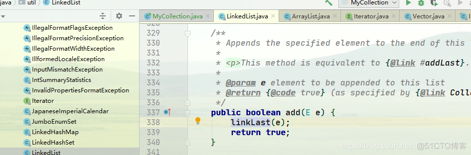 Java基础--Vector、ArrayList、LinkedList有何区别_Vector_14