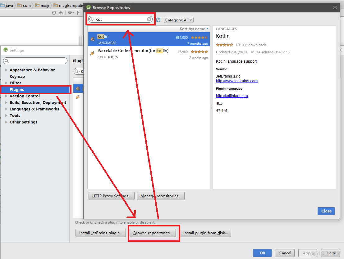 【Android Studio 使用教程】-- 配置 Kotlin_android studio