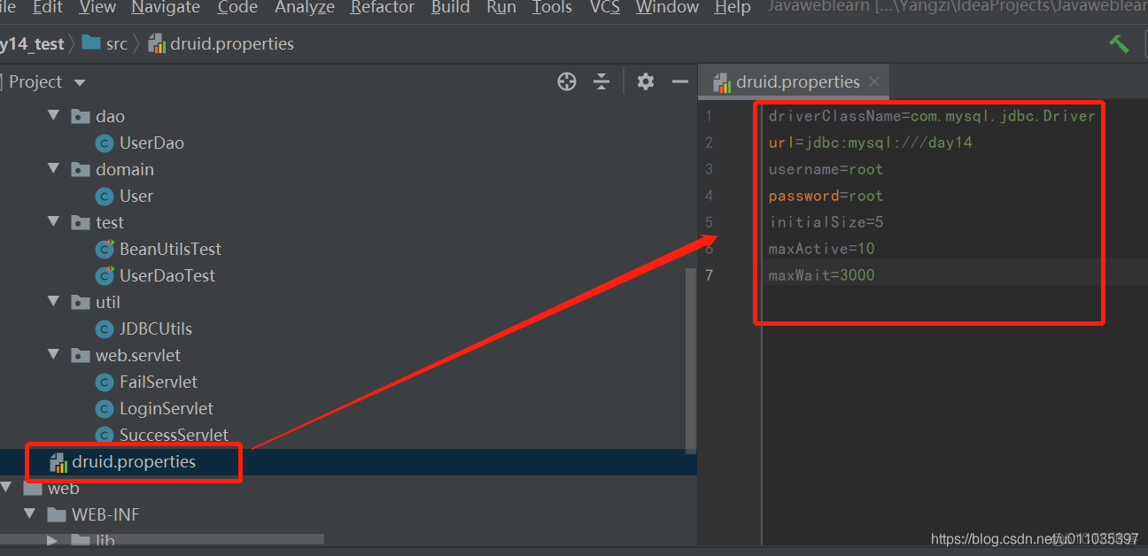 【Java】servlet用户登录案例_sql_04