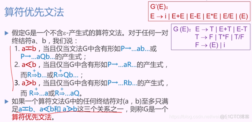 慕课编译原理(第十章.算符优先文法)_编译原理_09