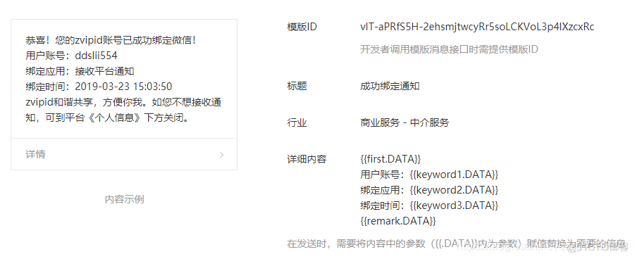 微信公众号消息推送开发（模板消息）：开发实现(二)_json_03