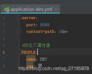 六，springBoot-获取自定义配置的值_取值