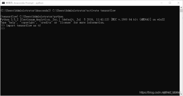 Win10系统Anaconda+TensorFlow+Keras 环境搭建教程_tensorflow_06