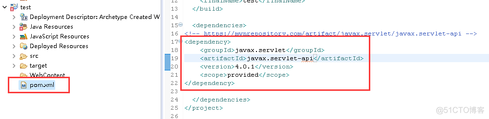 Java Servlet 入门：Maven对jar包的引用流程。_搜索_04