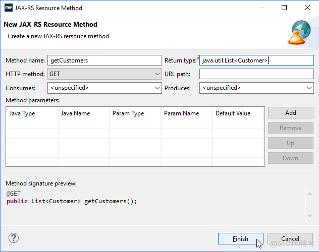 Java IDE MyEclipse 使用教程：创建一个新的 REST Web 服务_java_07