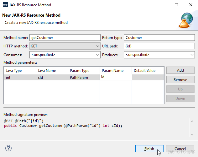 Java IDE MyEclipse 使用教程：创建一个新的 REST Web 服务_java开发工具_08