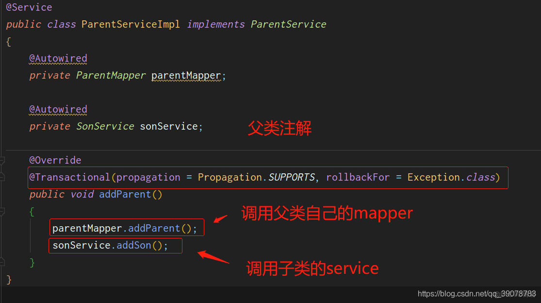 springboot 事务的七种传播方式的最全测试讲解_错误代码