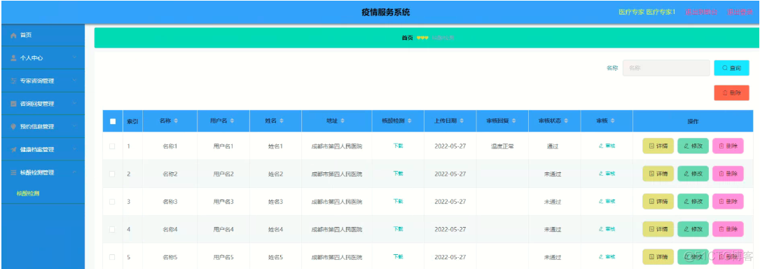 基于Java+Spring+vue+element社区疫情服务平台设计和实现_java_16