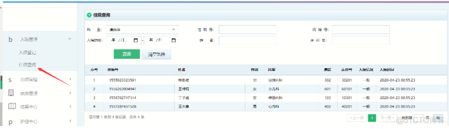 基于java SSM医药住院管理系统设计和实现_java_03