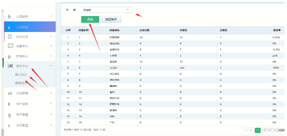 基于java SSM医药住院管理系统设计和实现_spring_15