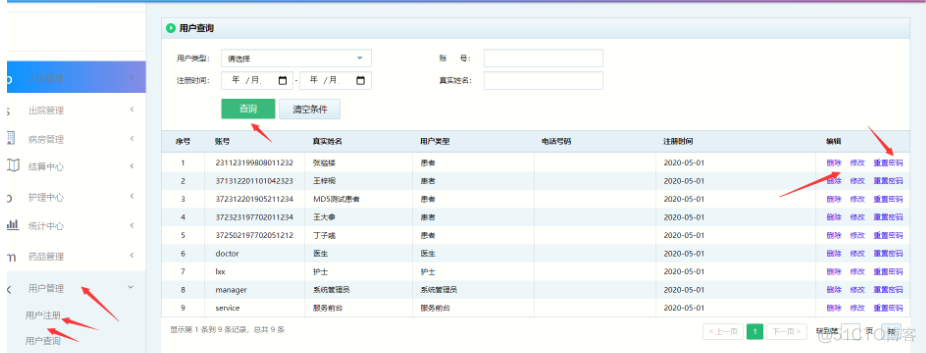 基于java SSM医药住院管理系统设计和实现_java_18