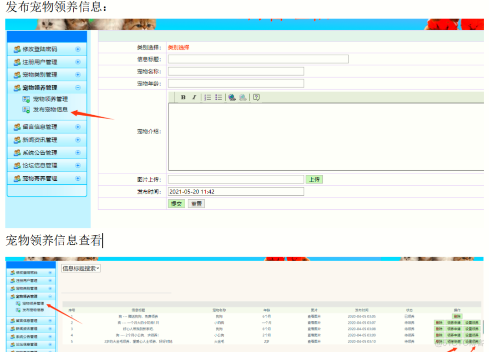 基于javaweb宠物领养平台管理系统设计和实现_仓库管理系统_11