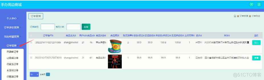 基于Java+Jsp+SpringMVC漫威手办商城系统设计和实现_servlet_16