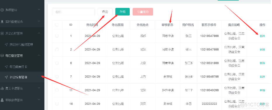 基于java ssm springboot+VUE疫情防疫系统系统前后端分离设计和实现_vue.js_09