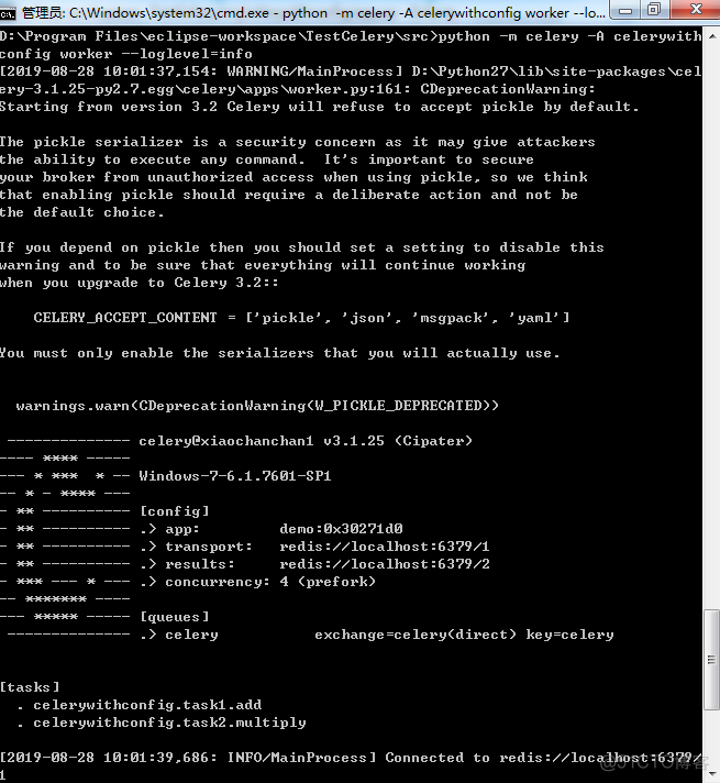 python 关于celery的异步任务队列的基本使用（celery+redis）【采用配置文件设置】_实例化_02