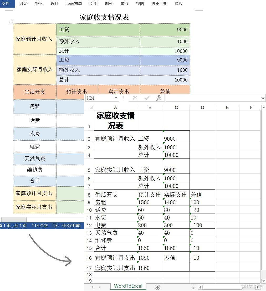 如何通过Java应用程序将Word转为Excel_Java_02