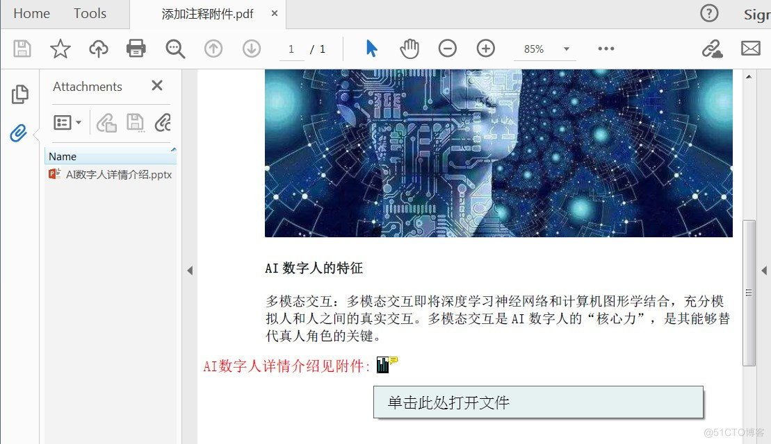 如何通过Java应用程序添加或删除 PDF 中的附件 _Java_03