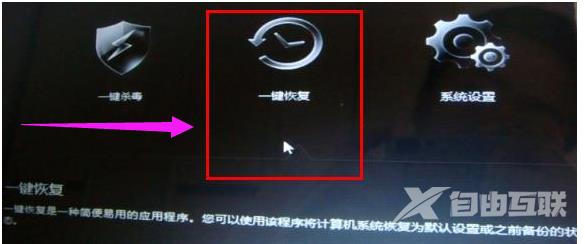 联想一键恢复,自由互联小编教你联想一键恢复怎么使用