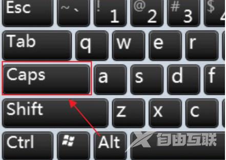 电脑键盘怎么打出大写字母方法