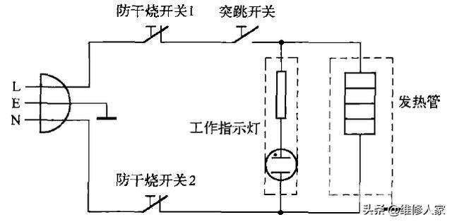 电热水壶原理是什么（赏见电热水壶电路的工作原理）(4)