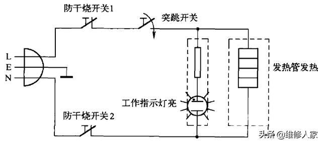 电热水壶原理是什么（赏见电热水壶电路的工作原理）(5)