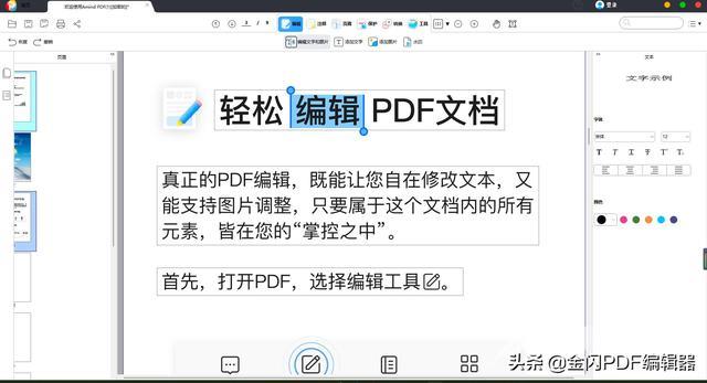 pdf怎么修改文字内容（PDF编辑器修改文字的详细步骤）(2)