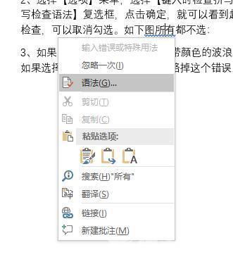 word波浪线如何去掉（word红色波浪线去掉方法）(6)