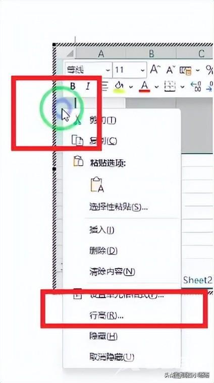 excel表格行高在哪里调整（文档调整表格行高的5种方法）(20)