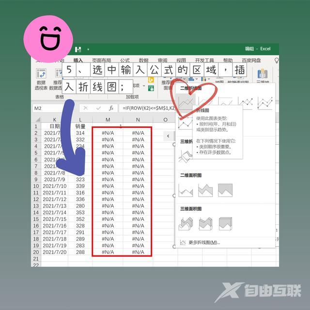 excel滚动条怎么设置（如何制作动态图表滚动条）(4)