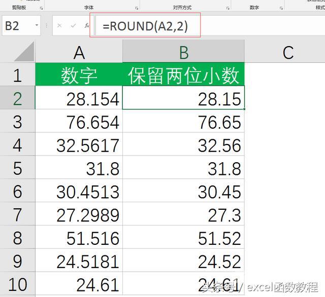 保留两位小数怎么保留（excel中设置仅保留2位小数的两种方法）(6)