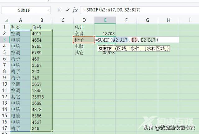 exelce怎么求和快捷键（excel求和公式的最简单方法）(12)