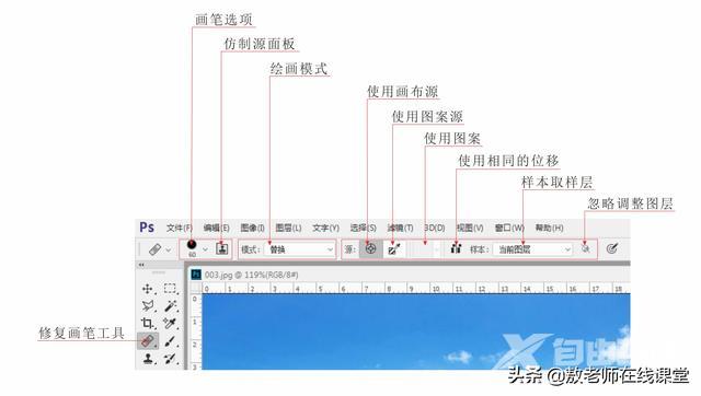 修复画笔工具怎么使用（PS图像修复技术教程）(1)