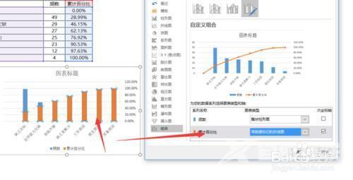 excel柏拉图制作步骤和方法（excel 怎么做柏拉图）(5)