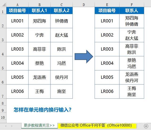 单元格换行怎么操作（单元格里打字如何换行）(1)